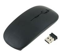 Souris pour PC SAMSUNG USB Sans Fil Ultra Plate Universelle Capteur Optique 3 Boutons Ordinateur (NOIR)