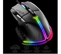 Souris Filaire Gamer pour PC 12800 DPI Souris RGB avec 8 Boutons Programmables dont 1 Rapid Fire 13 Effets de Rétroéclairage Gaming Mouse Ergonomique avec Repose Pouce Spirit Of Gamer PRO M5 G