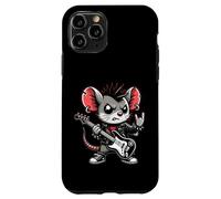 Souris Punk Mignonne, Rock'n Roll Gothique, Musique Punk Rock drôle Coque pour iPhone 11 Pro