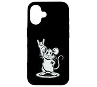Souris Punk Rock Rocker Heavy Metal Coque pour iPhone 16