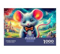 Souris Puzzle 1000 Pièces Giant Souris dans Cosmos Puzzles De Décoration Familiale Jeu Cadeau Unique Adultes Et Enfants À Partir De 12 Ans 70x50cm/1000pcs
