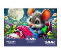 Souris, Puzzle De 1000 Pièces, Activité Cérébrale Immersive Améliorant Observation Raisonnement Et Endurance, Moment Agréable pour Se Détendre Ou Se Challenger, Adapté Aux 12 Ans Et Plus, 52x38cm/100