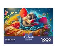 Souris, Puzzle De 1000 Pièces, Activité Cérébrale Immersive Améliorant Observation Raisonnement Et Endurance, Moment Agréable pour Se Détendre Ou Se Challenger, Adapté Aux 12 Ans Et Plus, 70x50cm/100