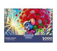 Souris, Puzzle De 1000 Pièces, Activité Cérébrale Immersive Améliorant Observation Raisonnement Et Endurance, Moment Agréable pour Se Détendre Ou Se Challenger, Adapté Aux 12 Ans Et Plus, 38x26cm/100