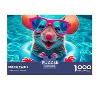 Souris, Puzzle De 1000 Pièces, Activité Sociale Interactive Encourageant Collaboration Et Challenge, Idéal pour Jeux Familiaux Ou Sessions Entre Amis, Adapté Aux 12 Ans Et Plus, 38x26cm/1000pcs