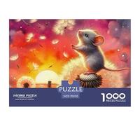 Souris, Puzzle De 1000 Pièces, Construction Artistique Captivante Menant À Un Résultat Décoratif Élégant, Ajout Raffiné Et Original Pour Salons, Chambres Ou Espaces Communs, Adapté Aux 12 Ans Et Plus,