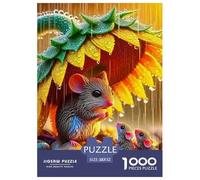 Souris, Puzzle De 1000 Pièces, Défi Captivant pour Améliorer L’Attention Coordination Et Persévérance, Expérience Agréable pour Moments Calmes Ou Compétitions Amicales, Adapté Aux 12 Ans Et Plus, 52x