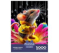 Souris, Puzzle De 1000 Pièces, Passe-Temps Stimulant Combinant Apprentissage Et Amusement, Idéal pour Se Concentrer Tout en Se Relaxant, Adapté Aux 12 Ans Et Plus, 52x38cm/1000pcs