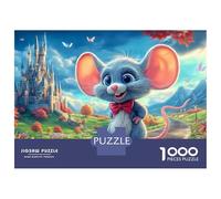 Souris Puzzle en Carton Extra-Épais 1000 Pièces, Monde des Contes de fées, Cadeau Amusant, Activité, Décoration Maison, Grande Idée De Cadeau 52x38cm/1000pcs