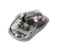 Souris rechargeable mignonne poupée 3 modes avec affichage de l'alimentation pour ordinateur portable pour tablettes cadeau
