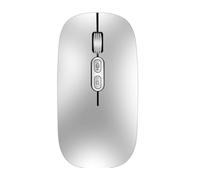 Souris rechargeable sans fil - Ergonomic 2,4 g USB périphérique, dispositif d'ordinateur silencieux | AI Voice Translator 28 langues, pointeur optique de 1 600 ppi pour le bureau pour ordinateur