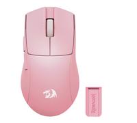 Souris REDRAGON M916P-PRO-4K K1NG Rose, RF Wireless + Bluetooth + USB Type-C, 4000 Hz, 50M Clics, 49g