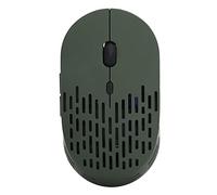 Souris sans fil 2,4 G avec récepteur USB et 3 niveaux de DPI réglables pour ordinateur portable, souris sans fil portable avec design sculpté creux et éclairage rétroéclairé RVB Double the comfort