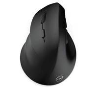 The Mobility Lab Souris sans fil M30W-L - 2x Bluetooth + récepteur 2,4GHz, ergonomique gaucher, Noir