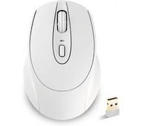Advance Souris sans fil Feel – 2,4 GHz 1600 DPI, Nano récepteur USB, 4 boutons, silencieuse – Blanc