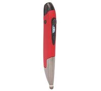 Souris sans fil avec entrée vocale, stylo de poche, souris haute pression facile 1600 DPI pour ordinateur (rouge)