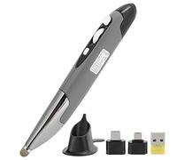 Souris sans fil avec stylo PR-06 Pocket Pen Mouse Souris optique sans fil pour écrire à la main pour téléphone portable 2,4 GHz pour ordinateur, téléphone portable, téléviseurs intelligents