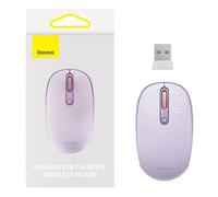Souris sans fil - Baseus - B0105550351300 - 1600 DPI - Bluetooth 5.0 - Violet