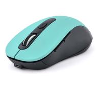 Bluestork - Souris sans Fil Rechargeable, Silencieuse, Récepteur USB, 2,5 Ghz, Souris sans Fil, 6 Boutons, Design Ergonomique, 800-1600 Dpi, Compatible Pc, Mac, Ordinateur Portable (Vert)