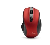 Bluestork Souris sans fil M-WL-OFF75 – Bluetooth & USB 2.4GHz, rechargeable, ambidextre (Rouge)
