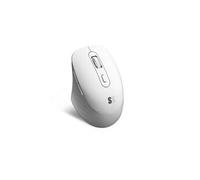 Souris sans fil Bluetooth Curve Ergo Dual USB 2.4 GHz 1600 dpi 5 boutons droitier couleur blanche