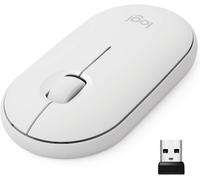 Souris sans fil Bluetooth Logitech Pebble M350 (Blanc)