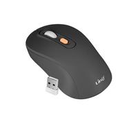 LinQ Souris sans fil Précision et Confort Bluetooth ou WiFi 2,4 GHz Noir