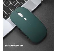 Souris sans fil Bluetooth pour iPad Samsung Huawei Lenovo tablette Android Windows tablette batterie souris pour ordinateur portable ordinateur portable White