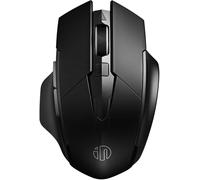 Souris sans Fil Bluetooth Rechargeable Silencieuse(Tri-Mode: BT 5.0/4.0 + 2.4G), Optique 1600 DPI, Ergonomique pour Ordinateur, PC, Mac, Noir