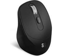 Souris sans fil Bluetooth Subblim Confort Ergo Dual USB 2.4 GHz 2400 dpi 5 boutons droitier couleur noire G
