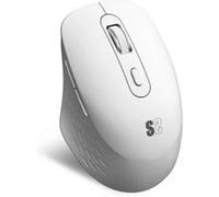 Souris sans fil Bluetooth Subblim Curve Ergo Dual USB 2.4 GHz 1600 dpi 5 boutons droitier couleur blanche G