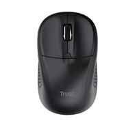 Trust Primo Souris Bluetooth, Souris sans Fil pour Ordinateur Portable, 1000-1600 DPI, pour Gauchers et Droitiers, Batteries Incluses, Mouse Compacte pour PC, Ordinateur, Mac, Android - Noir
