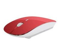Souris sans fil coloris rouge
