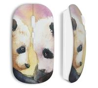 Souris Sans Fil Cute pandas painted