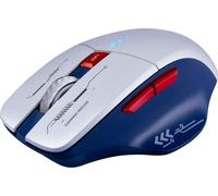Souris sans fil Defender TISA GM-126 optique 1600dpi 2.4 GHz + Bluetooth blanc-bleu RGB ACCUMULATEUR 6 boutons Gaming