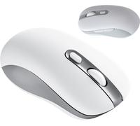 Souris Sans Fil, Dual Mode Souris Ergonomique Sans Fil, Type-C Rechargeable Bluetooth Souris, Souris D'Ordinateur Sans Fil 2,4 G Avec Récepteur Usb, Dpi 800-1200-1600,3 Connexions D'Appareils