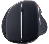 Souris sans fil ergonomique Jaguar pour droitier avec fonction de défilement unique du pouce, DPI réglable, compartiment de rangement pour dongle USB-A, souris précise et compacte pour PC et