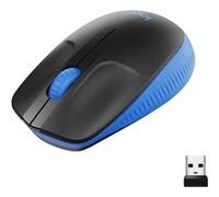 Souris sans fil - Logitech - M190 ergonomique - Bleu