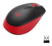 Souris sans fil - Logitech - M190 - ergonomique - Rouge