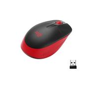 Souris sans fil - Logitech - M190 - ergonomique - Rouge
