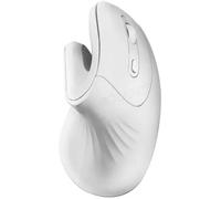 Mars Gaming MMW-ERGOPRO Blanc, Souris Ergonomique Verticale sans Fil, Design Plié, Capteur Optique 3200DPI, Commutateurs Huano, Récepteur sans Fil 2.4GHz, Support Multi-Platforme