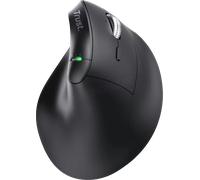 Trust Souris Ergonomique Vyran 26107 – Sans fil Bluetooth + 2.4 GHz, Verticale, Noir