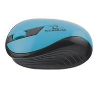Titanum Rainbow 3D - Souris - optique - 3 boutons - sans fil - 2.4 GHz - récepteur sans fil USB - turquoise G