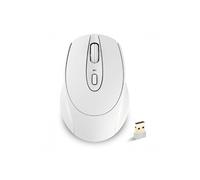 Advance Souris sans fil Feel – 2,4 GHz 1600 DPI, Nano récepteur USB, 4 boutons, silencieuse – Blanc