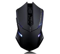 Souris Sans fil -Gamer Professionnel 7 boutons Réglable 2.4G - Jeux de Souris Gaming Bluetooth 2000 DPI Noir