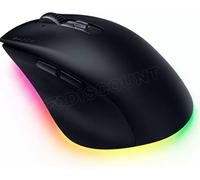 Razer Pro Click V2 - Souris Ergonomique sans Fil - Assistance IA - Capteur Optique 30K - Autonomie de 3,5 Mois (14 Zones Chroma RGB, molette de Souris HyperScroll inclinable) Noir