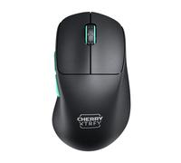 CHERRY XTRFY M64 WIRELESS Souris de Gaming Sans Fil Ultralégère, Sans Fil 2,4 GHz, Optimisée pour les esports, Forme Ergonomique avec Front Ultra Plat, Noire
