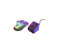 Roccat Kone XP Air - Souris Gaming sans-fil, Capteur Optique 19K DPI, 100h d’autonomie, Station de charge RGB, éclairage AIMO RGB, Blanc