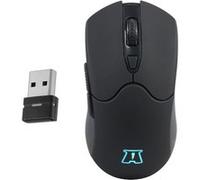 AKUMA - Souris Gaming Otaku M04 WL Rétroéclairée 3200 DPI 7 Couleurs RGB - Souris Gamer sans Fil, Rechargeable - 2,4 GHz - 6 Boutons - Compatible PC/PS4/PS5 - Noir
