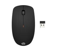 Souris sans fil HP X200 - 1600 DPI, Optique, 2.4 GHz, Ambidextre, Pile AA, Autonomie 18 mois, Windows/macOS, Récepteur USB Type-A
